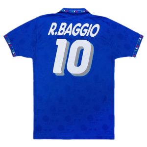 R.Baggio #10 Retro Italy Home Jersey World Cup 1994