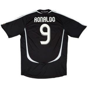 Ronaldo #9 Retro Real Madrid Away Jersey 2006/07