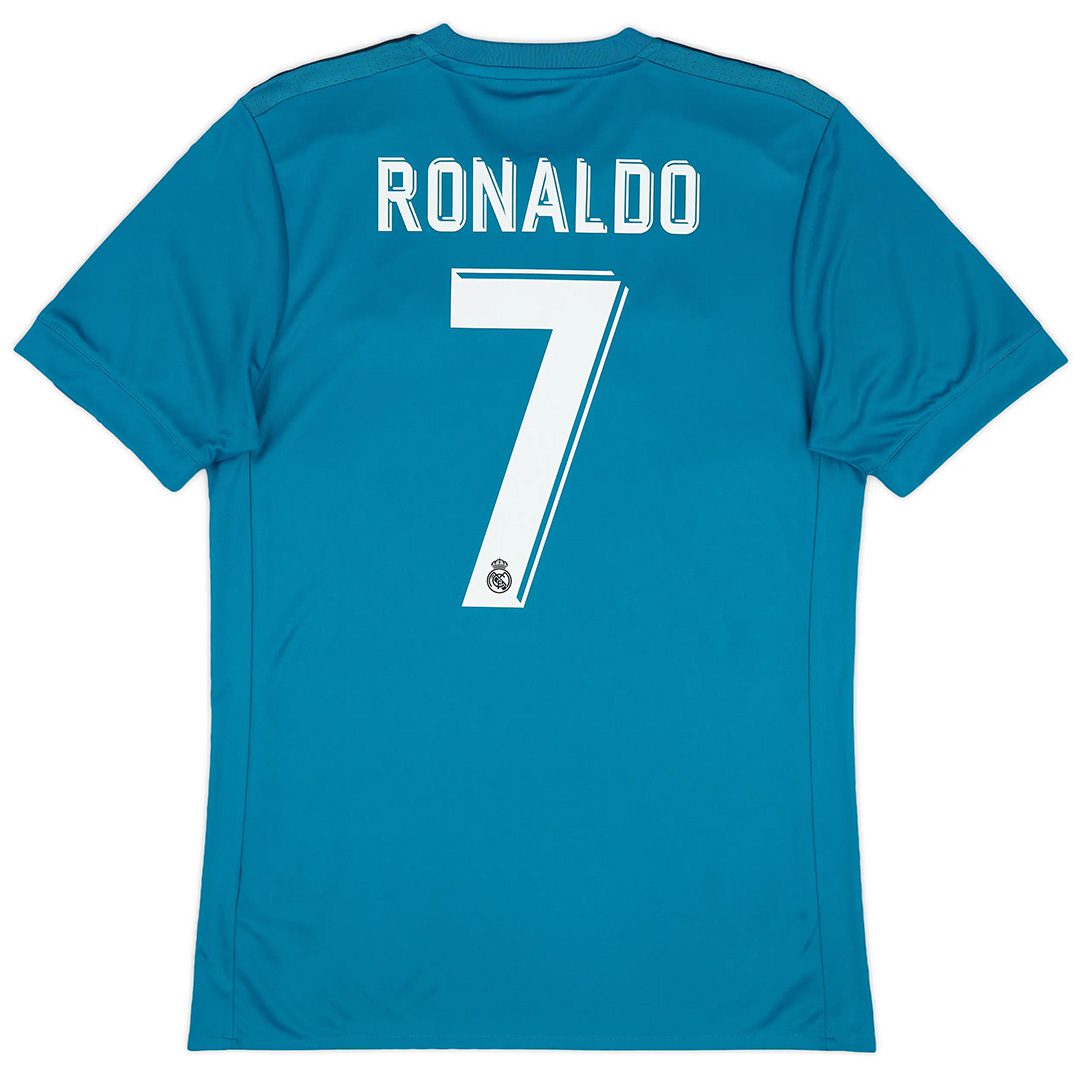 RONALDO #7 Retro Real Madrid Third Jersey 2017/18