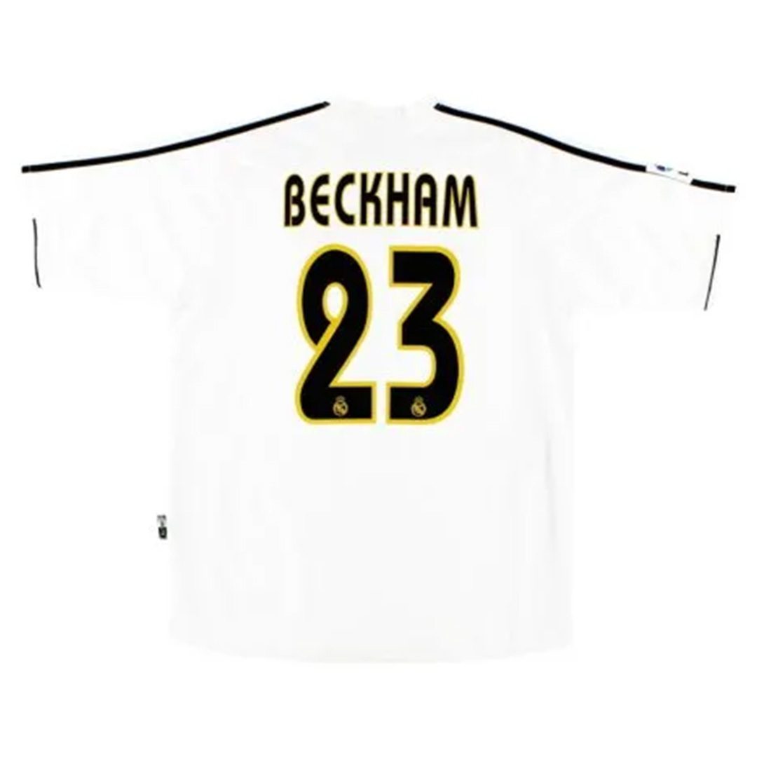BECKHAM #23 Retro Real Madrid Home Jersey 2003/04