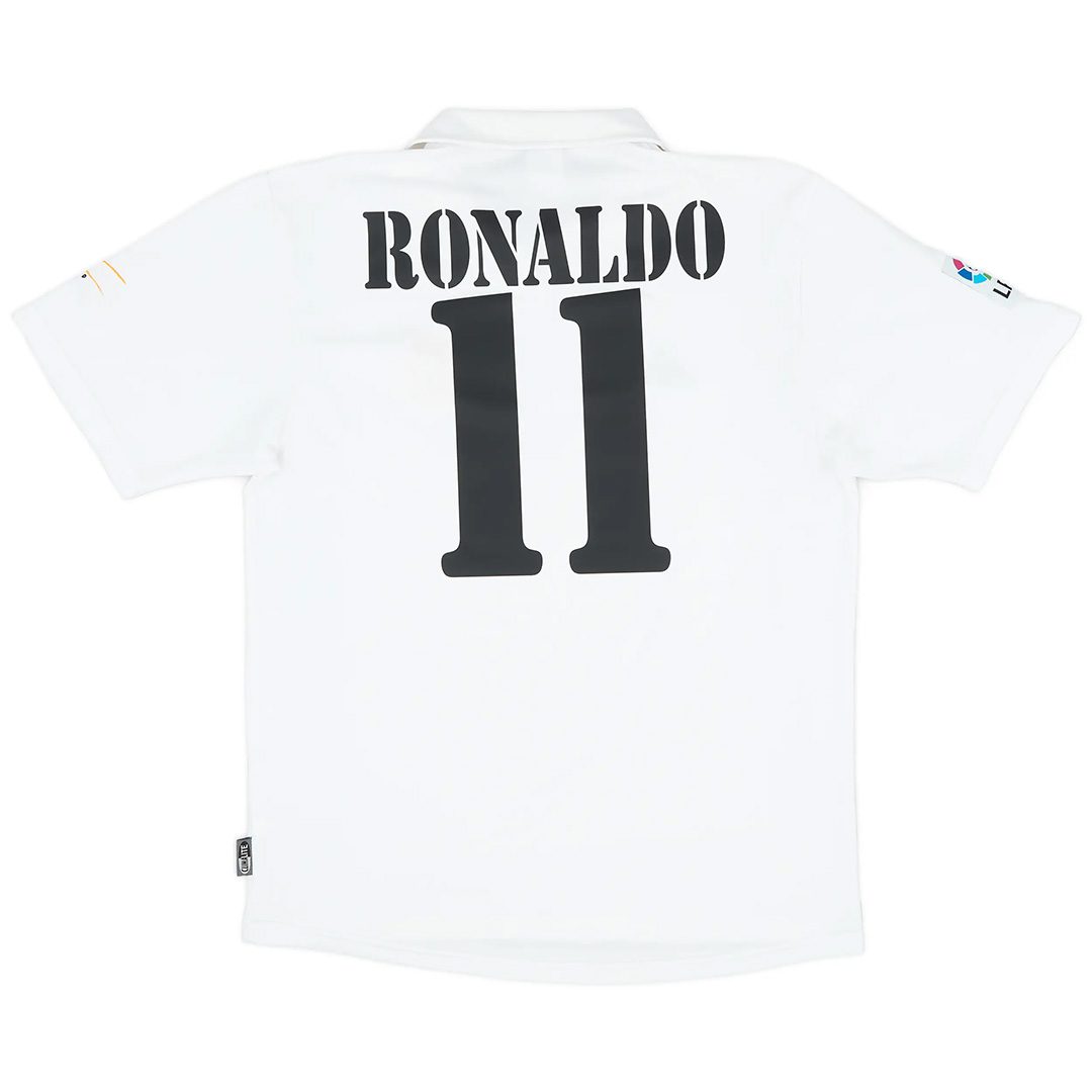 RONALDO #11 Retro Real Madrid Centenary Home Jersey 2002/03