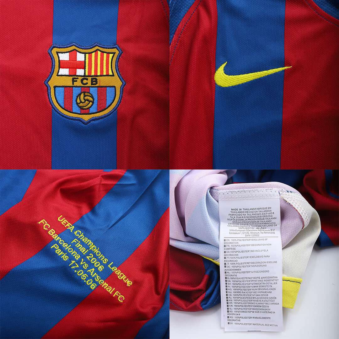 Retro Barcelona UCL Final Home Jersey 2005/06