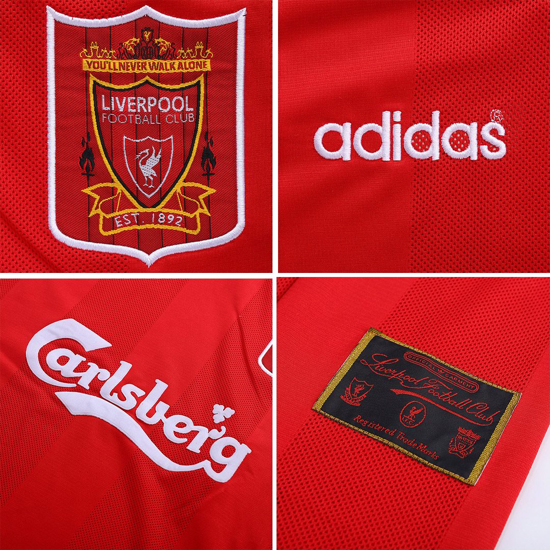RUSH #9 Retro Liverpool Home Jersey 1995/96