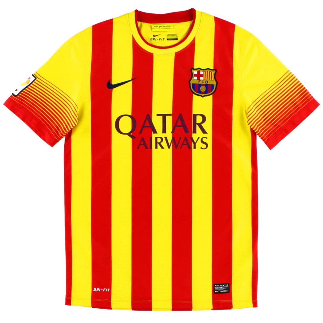 XAVI #6 Retro Barcelona Away Jersey 2013/14（UCL Patch）