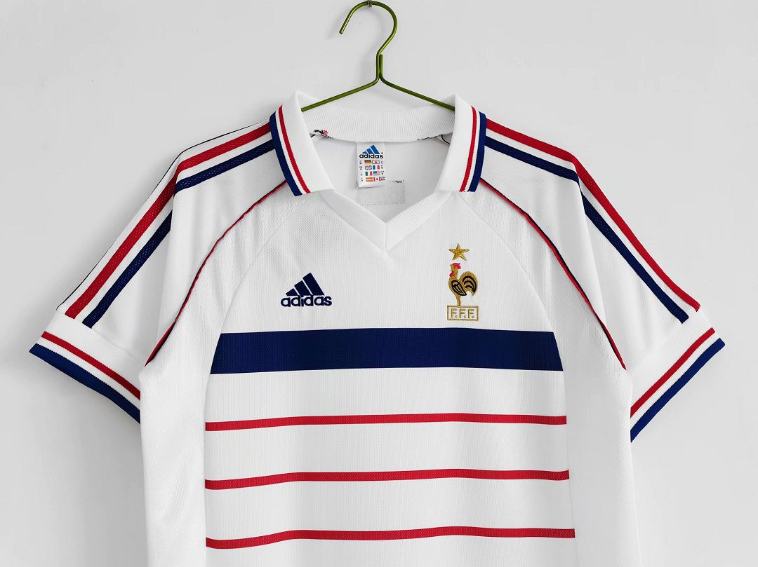 Retro France Away Jersey World Cup 1998