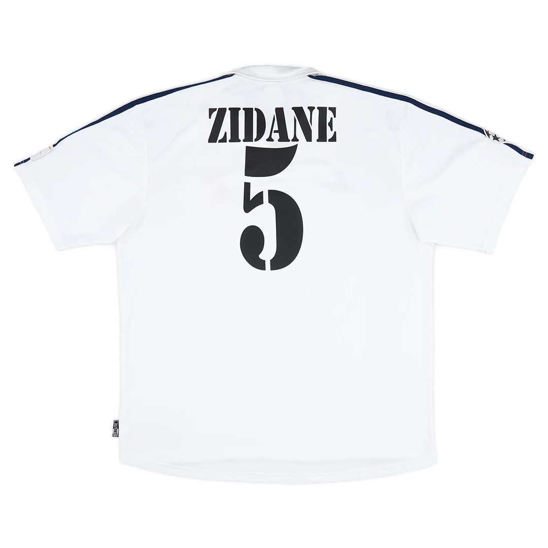 Zidane #5 Retro Real Madrid Centenary Home Jersey 2002/03