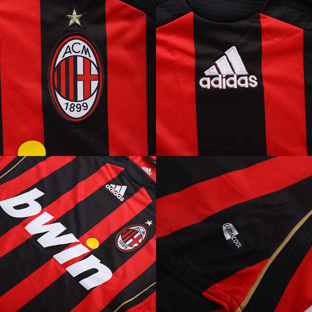 Retro AC Milan Home Long Sleeve Jersey 2006/07