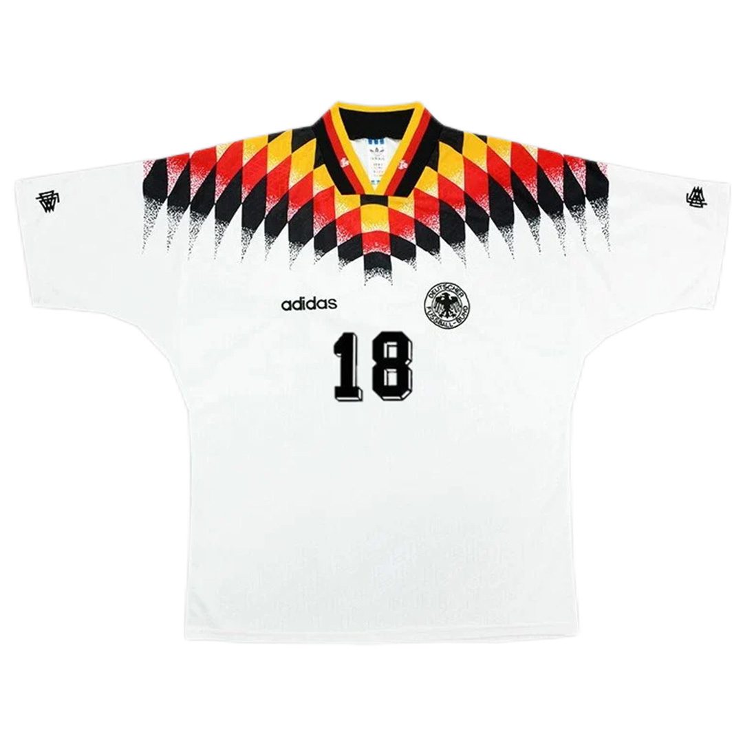 KLINSMANN #18 Retro Germany Jersey Home 1994