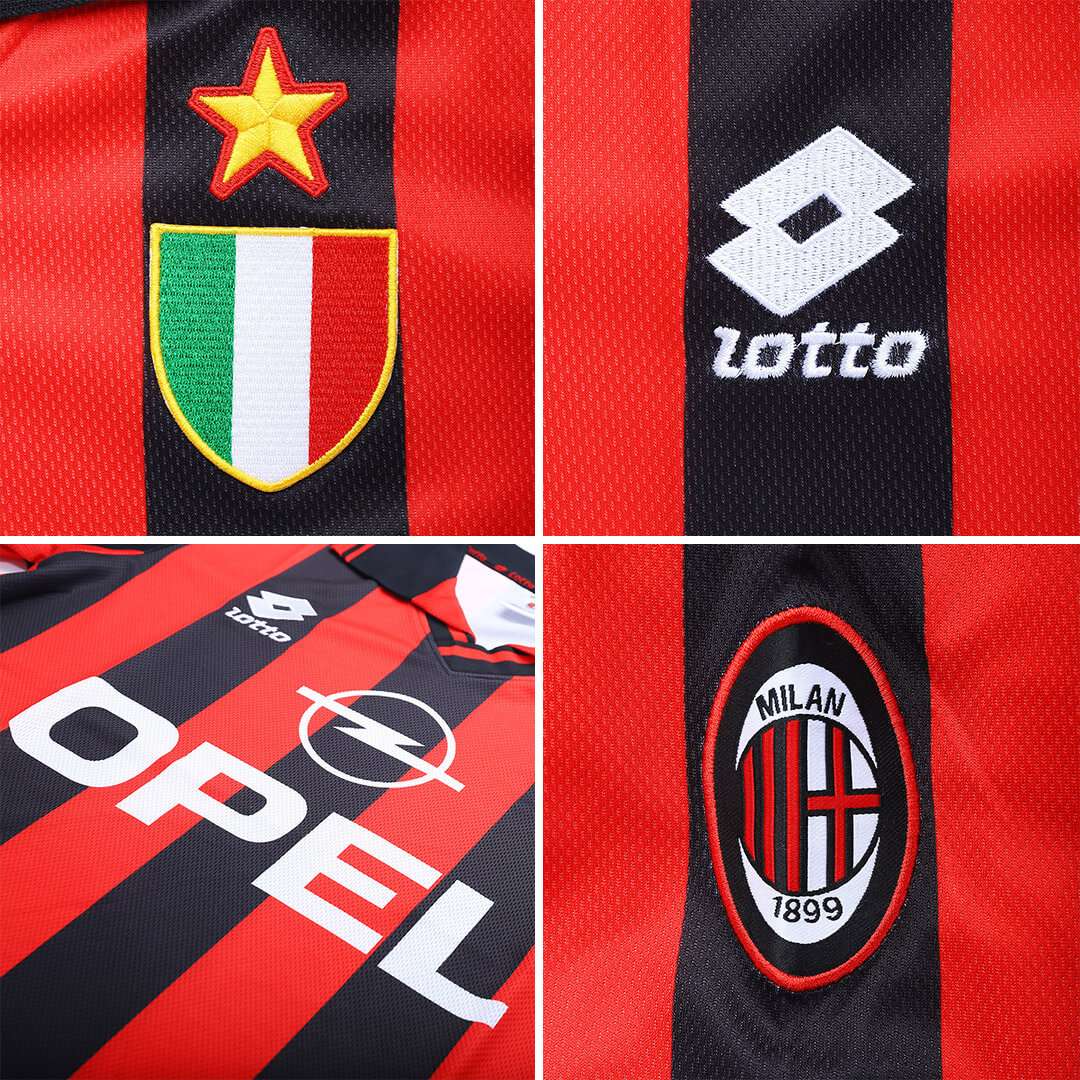 BAGGIO #18 Retro AC Milan Home Jersey 1996/97