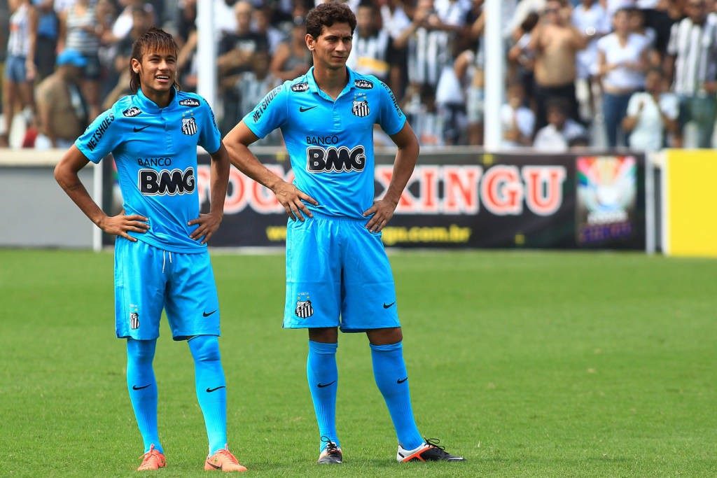 Neymar Jr #11 Retro Santos FC Third Jersey 2012