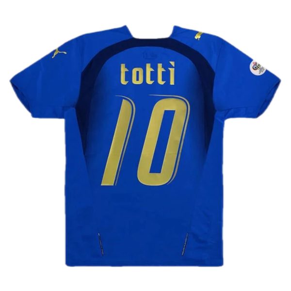 TOTTI #10 Retro Italy Home Jersey World Cup 2006