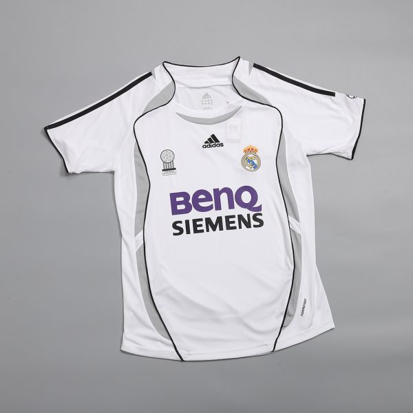 Beckham #23 Retro Real Madrid Home Jersey 2006/07