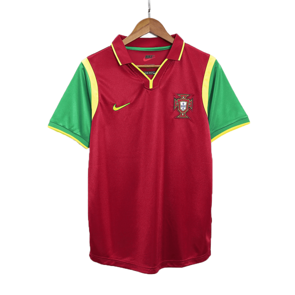 FIGO #7 Retro Portugal Home Jersey 1999