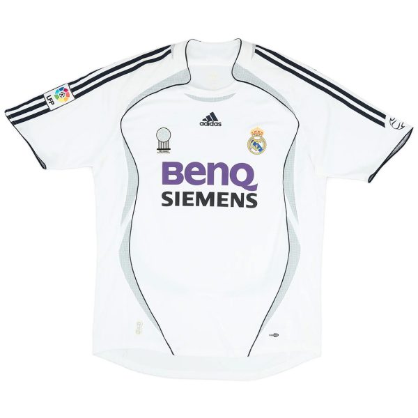 Beckham #23 Retro Real Madrid Home Jersey 2006/07