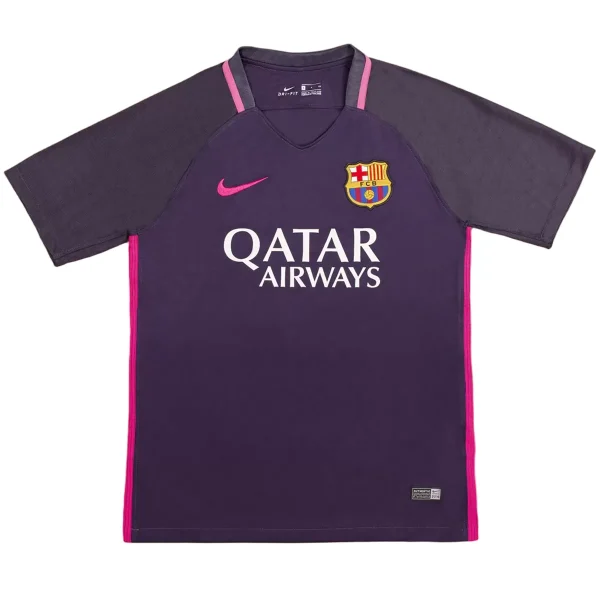 A.Iniesta #8 Retro Barcelona Away Jersey 2016/17