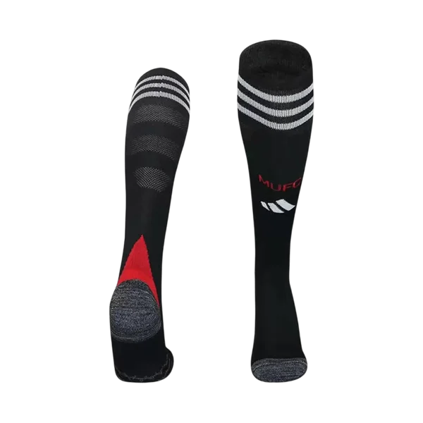 Manchester United Home Adult/Kids Socks - Black 2025/26