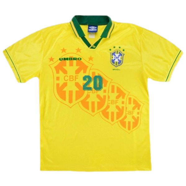Ronaldo #20 Brazil Home Retro Jersey World Cup 1994