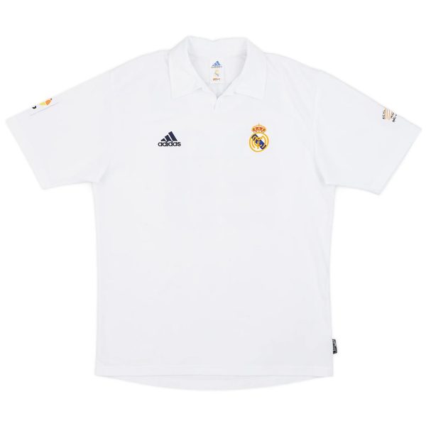 Zidane #5 Retro Real Madrid Centenary Home Jersey 2002/03