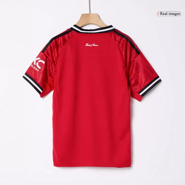 Kids Manchester United Home Jersey Full Kit 2025/26