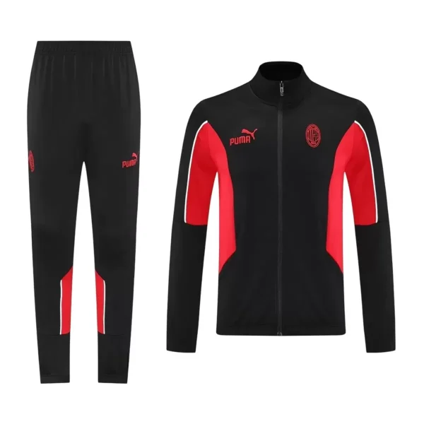 AC Milan Training Tracksuit Kit(Jacket+Pants) Black 2025/26
