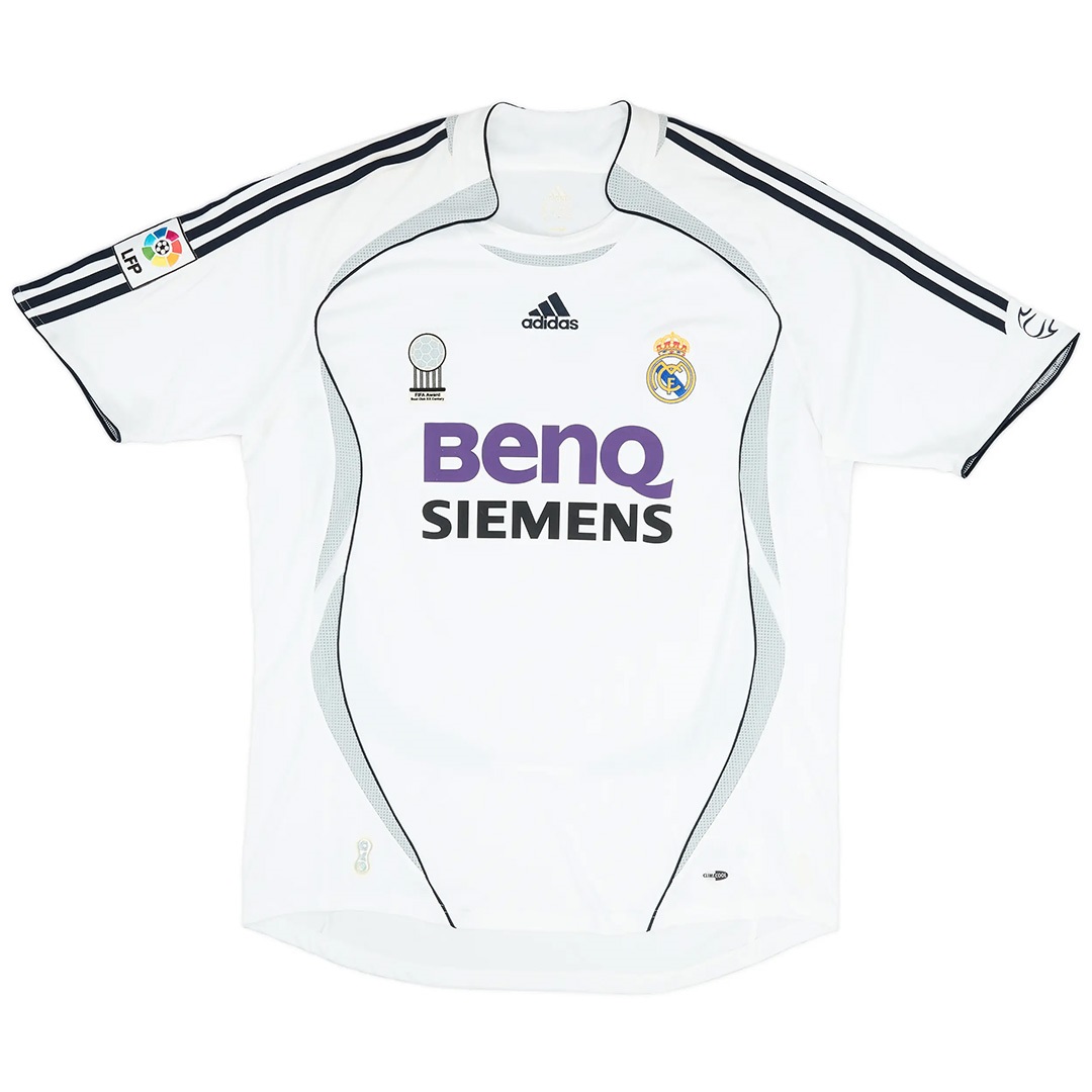 Beckham #23 Retro Real Madrid Home Jersey 2006/07