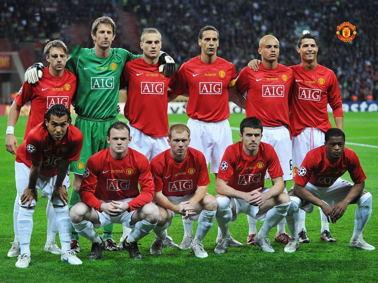 Retro Manchester United UCL Final Home Jersey 2007/08