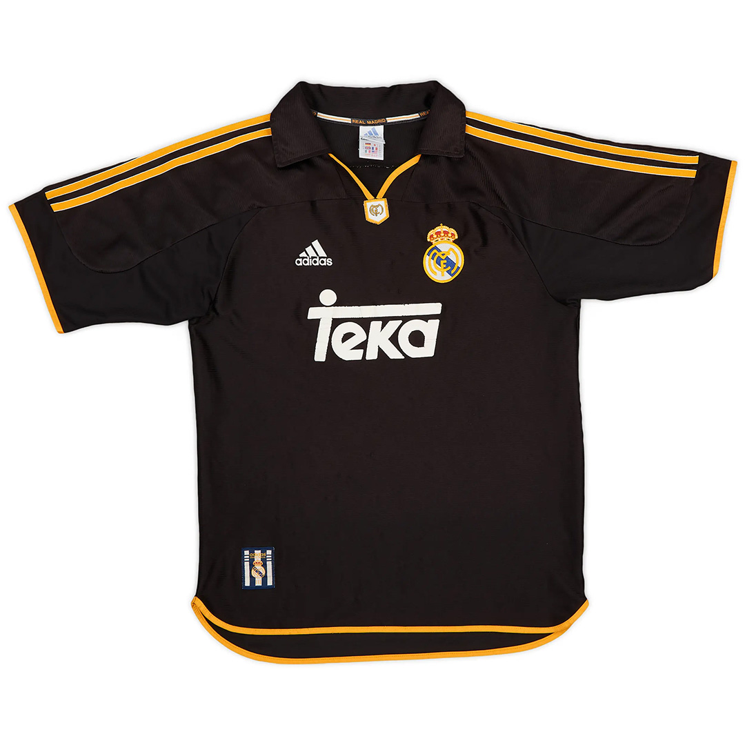R.Carlos #3 Retro Real Madrid Away Jersey 1999/00