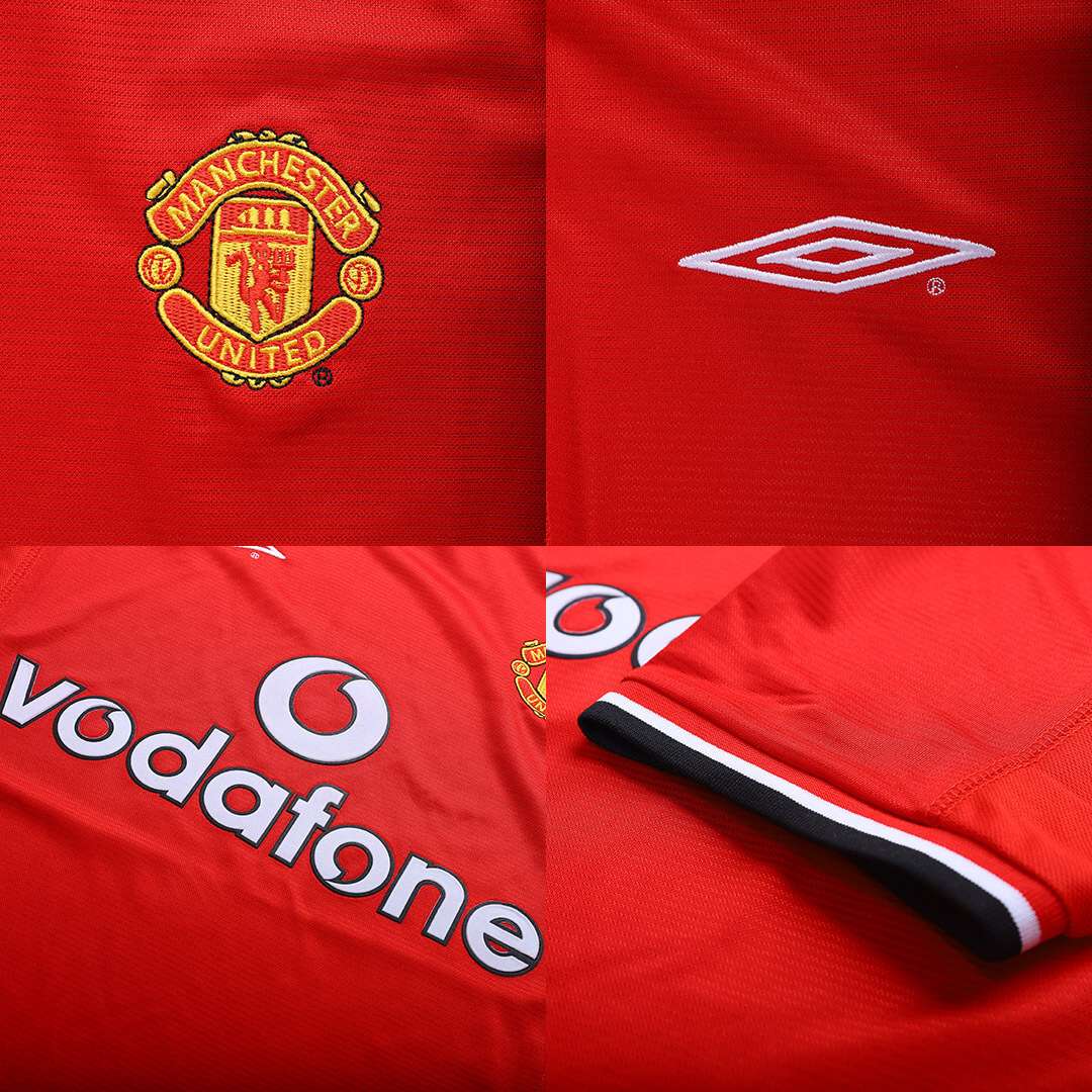 v.NISTELROOY #10 Retro Manchester United Home Jersey 2000/02