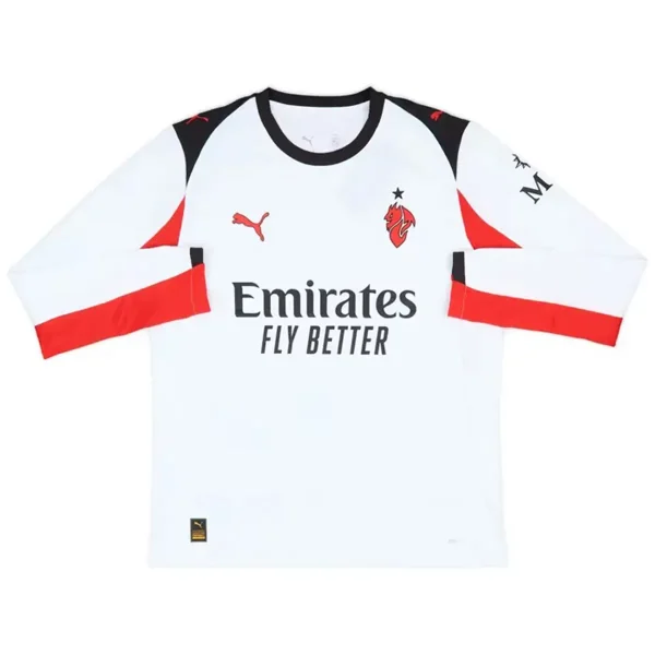 AC Milan Away Long Sleeve Jersey 2025/26