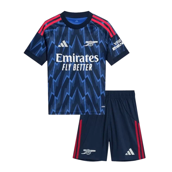 Kids Arsenal Away Jersey Kit 2025/26