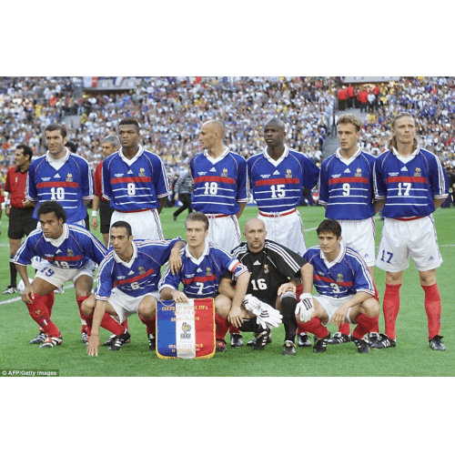 Zidane #10 Retro France Home Jersey World Cup 1998