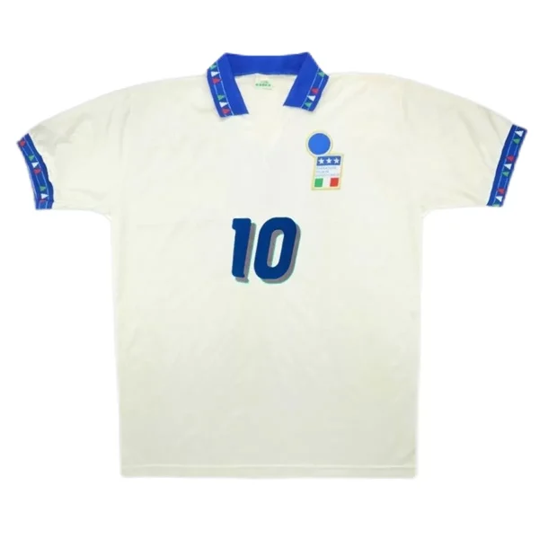 R.Baggio #10 Retro Italy Away Jersey World Cup 1994