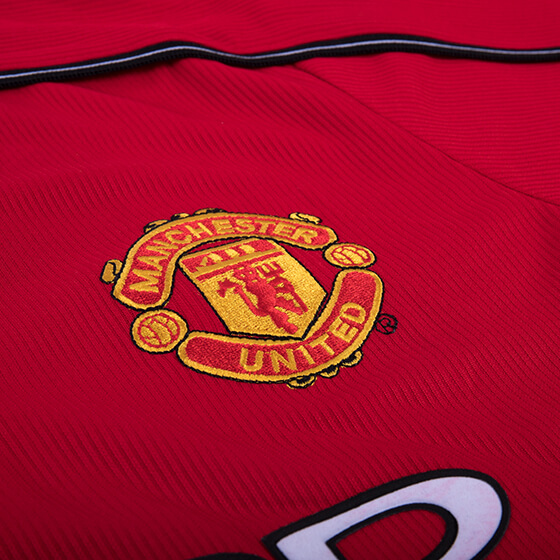 Beckham #7 Retro Manchester United Home Jersey 1999/00