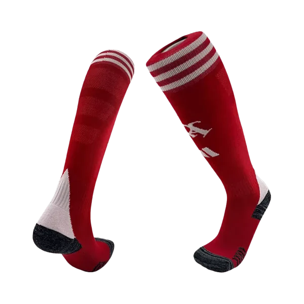 Arsenal Home Soccer Socks - Red 2025/26