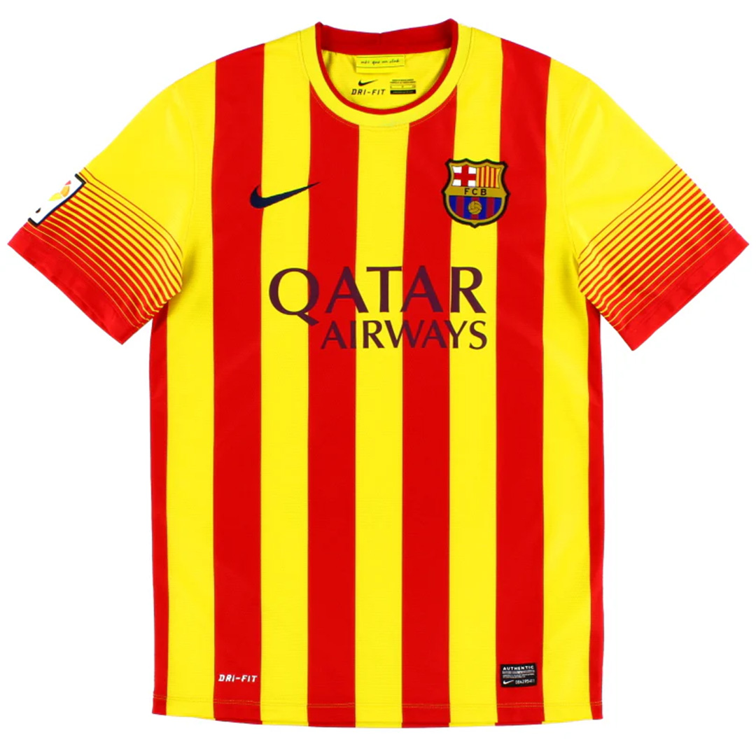 XAVI #6 Retro Barcelona Away Jersey 2013/14（UCL Patch）