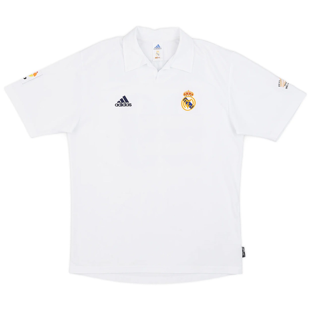 Zidane #5 Retro Real Madrid Centenary Home Jersey 2002/03