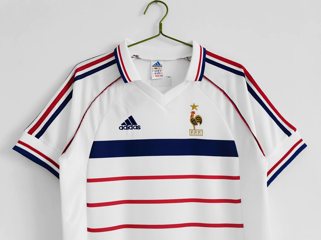 Retro France Away Jersey World Cup 1998