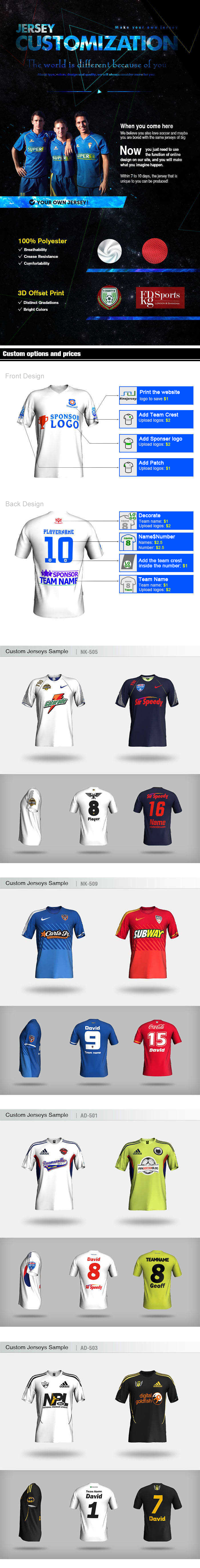 NK-907 Customize Team Navy&Blue Soccer Jersey Kit(Shirt+Short)