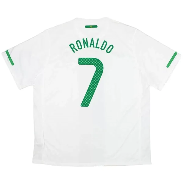 RONALDO #7 Retro Portugal Away Jersey 2010