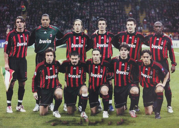 Retro AC Milan Home Long Sleeve Jersey 2006/07
