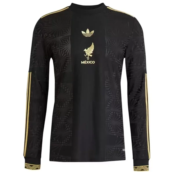 Mexico Third Long Sleeve Jersey Kit Gold Cup Player Version 2025