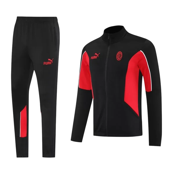 AC Milan Training Tracksuit Kit(Jacket+Pants) Black 2025/26