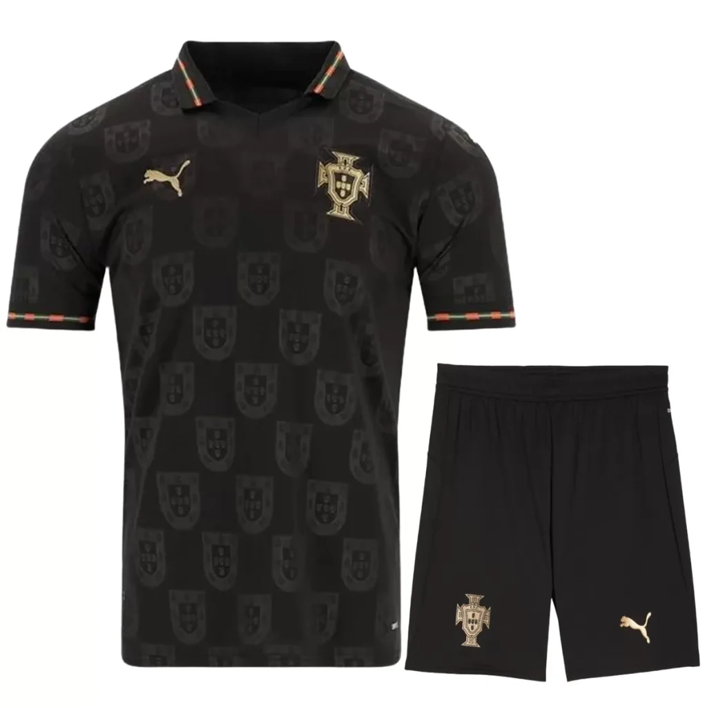Black portugal soccer jersey